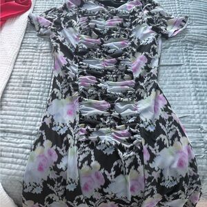 Floral Ruched Dress